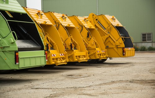 Different sizes of commercial skips available for hire